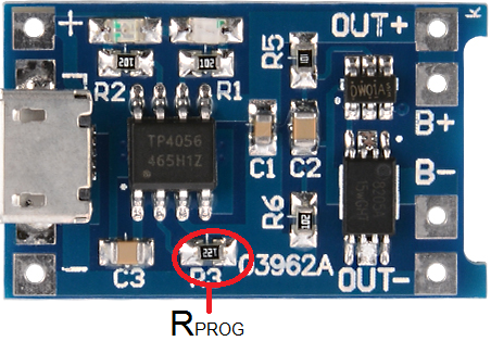TE420 Micro USB Battery Charging Board mit Batterieschutz