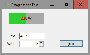 Testprogramm ProgressBar
